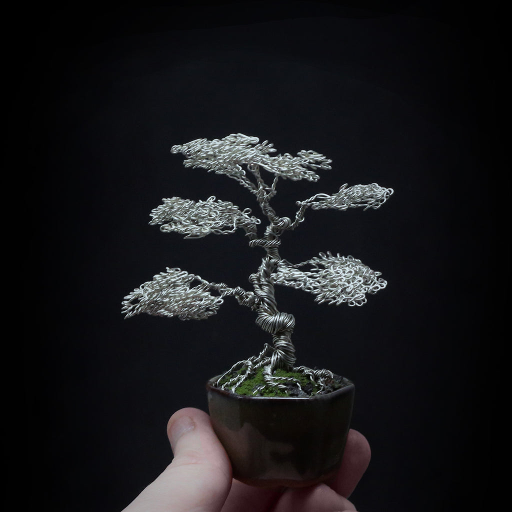 Bonsai Pot Wire Tree Tinned Copper