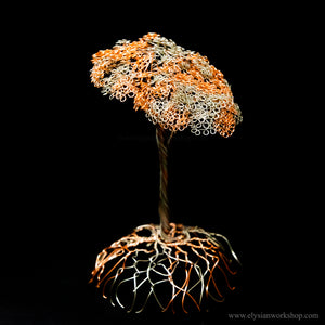 Copper Wire Tree Sculpture