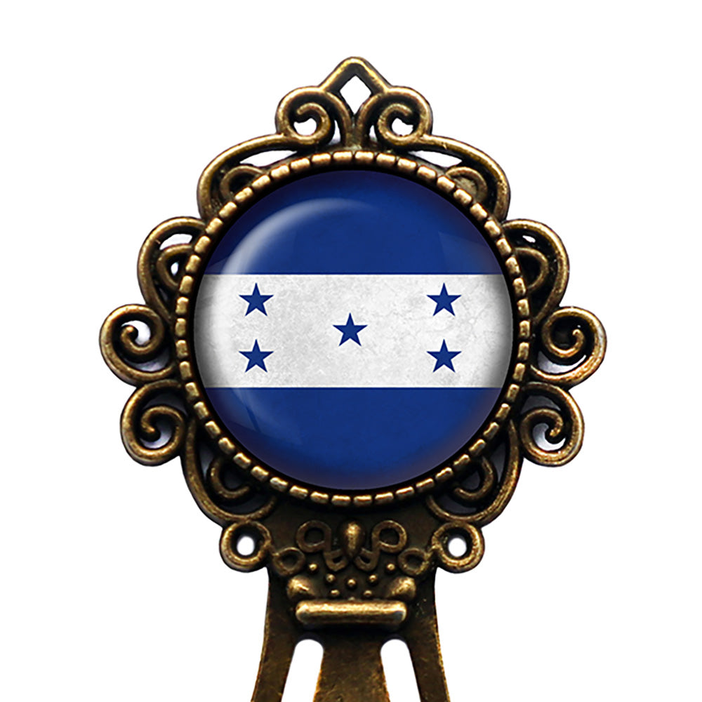 Republic of Honduras Honduran Flag Bronze Bookmark