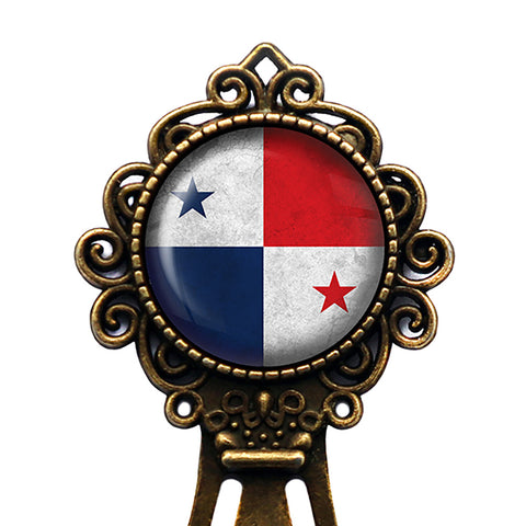 Republic of Panama Panamanian Flag Bronze Bookmark