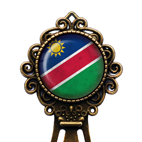 Republic of Namibia Namibian Flag Bronze Bookmark