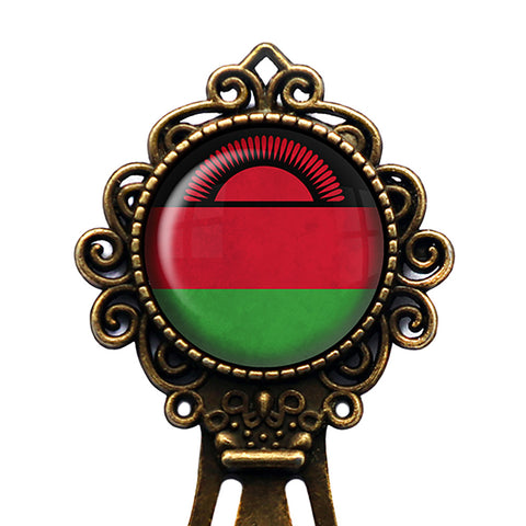 Republic of Malawi Malawian Flag Bronze Bookmark