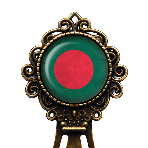 Bangladesh Bangladeshi Flag Bronze Bookmark