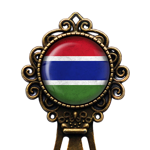 Republic of The Gambia Gambian Flag Bronze Bookmark