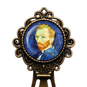 Vincent Van Gogh Self Portrait 1889 Classic Artwork Bronze Bookmark