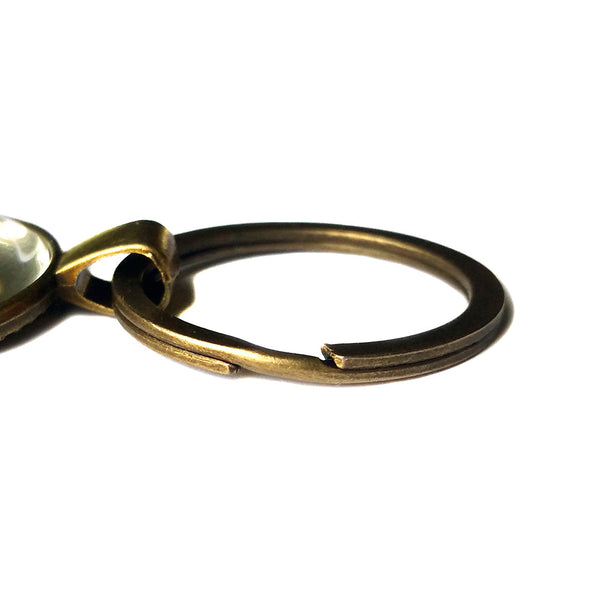 A Long Time Ago Antique Bronze Keychain