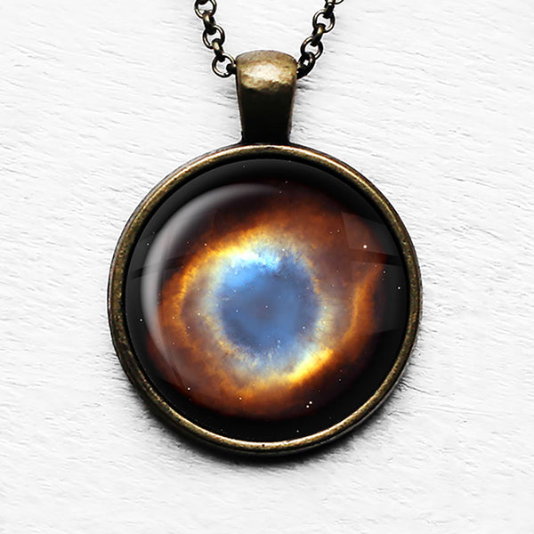 NASA Photograph Helix Nebula The Eye of God Pendant & Necklace