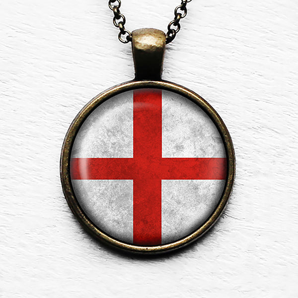 England English Flag Pendant & Necklace