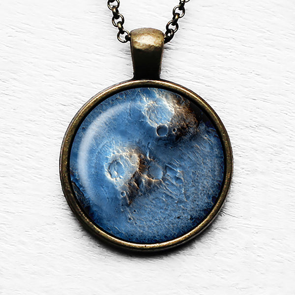 NASA Photograph The Moon Surface Pendant & Necklace