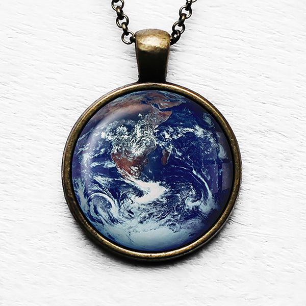 NASA Photograph Earth Wonder Pendant & Necklace