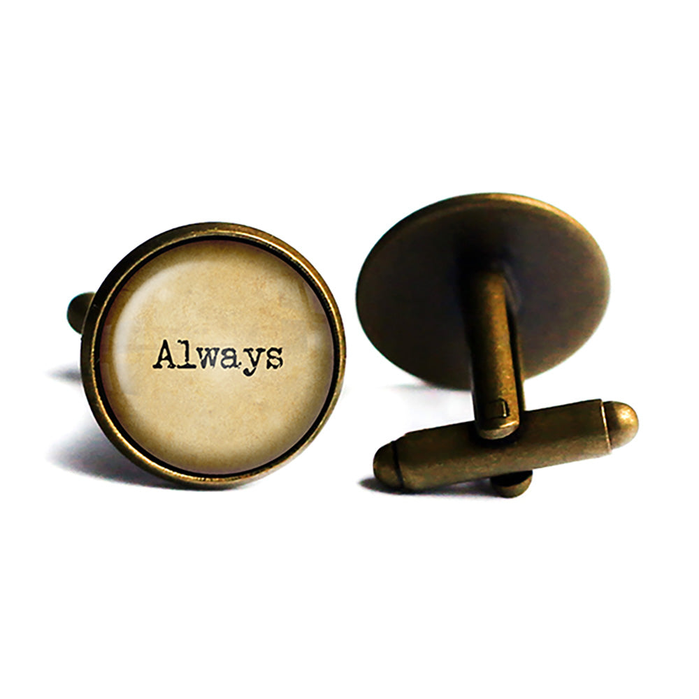 Always Antique Bronze Cufflinks