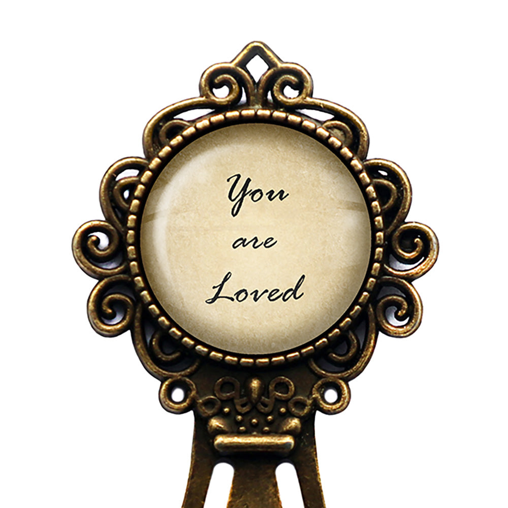 You are loved Bronze Bookmark