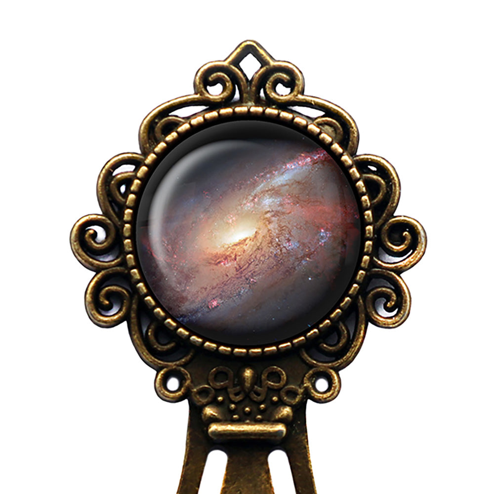 NASA Photograph Galaxy Messier 106 Bronze Bookmark