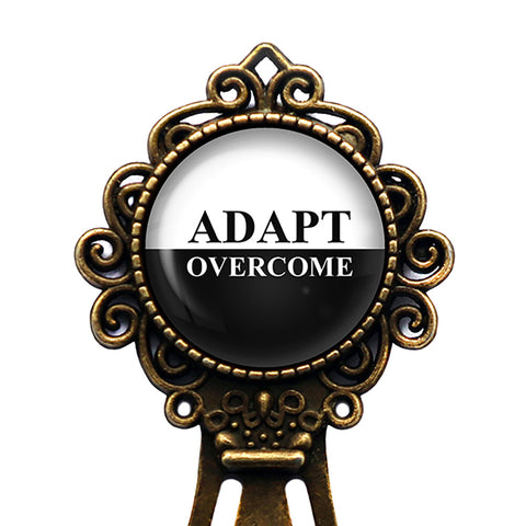 Adapt Overcome Bronze Bookmark