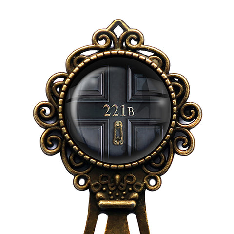 Sherlock Holmes Room 221B Bronze Bookmark