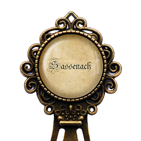 Sassenach Book TV Spelling Bronze Bookmark