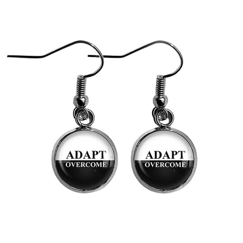 Adapt Overcome Surgical Steel Earrings