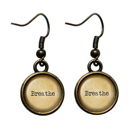 Breathe Antique Bronze Earrings