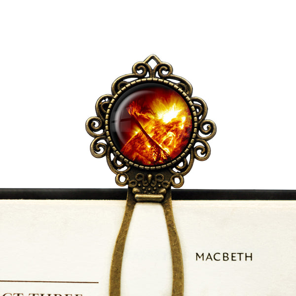 NASA Photograph The Sun Bronze Bookmark