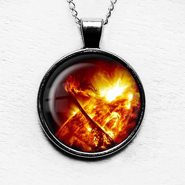 NASA Photograph The Sun Pendant & Necklace