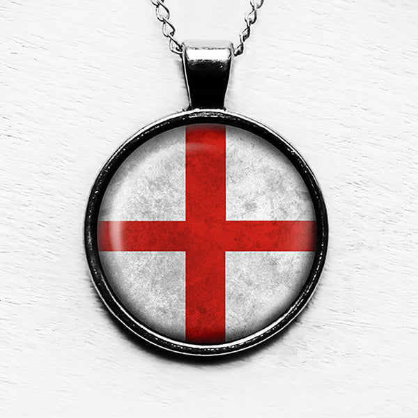 England English Flag Pendant & Necklace