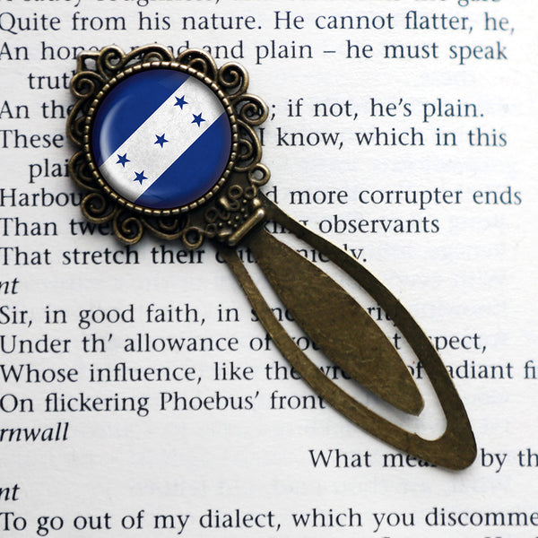 Republic of Honduras Honduran Flag Bronze Bookmark