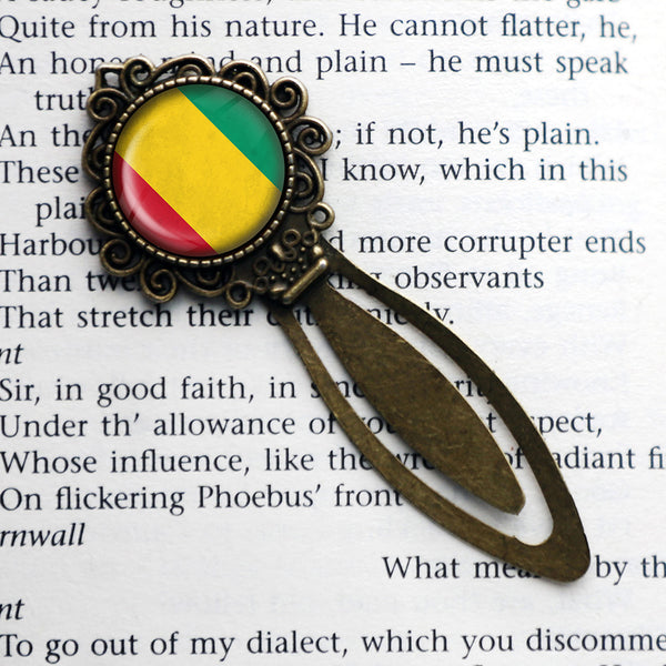 Republic of Guinea Guinean Flag Bronze Bookmark