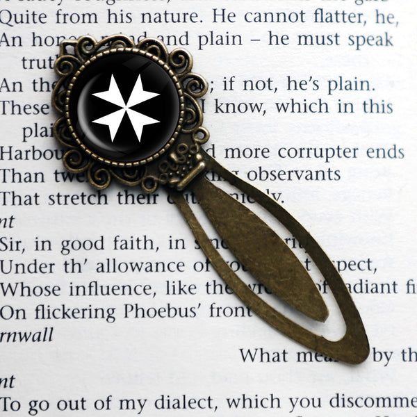 Knights of Malta Hospitalier Hospitaller Bronze Bookmark