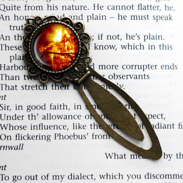 NASA Photograph The Sun Bronze Bookmark