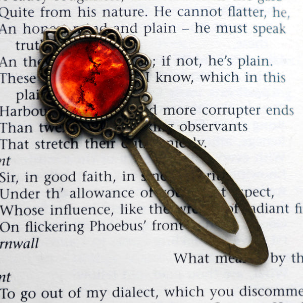 NASA Photograph Rosetta Nebula Bronze Bookmark